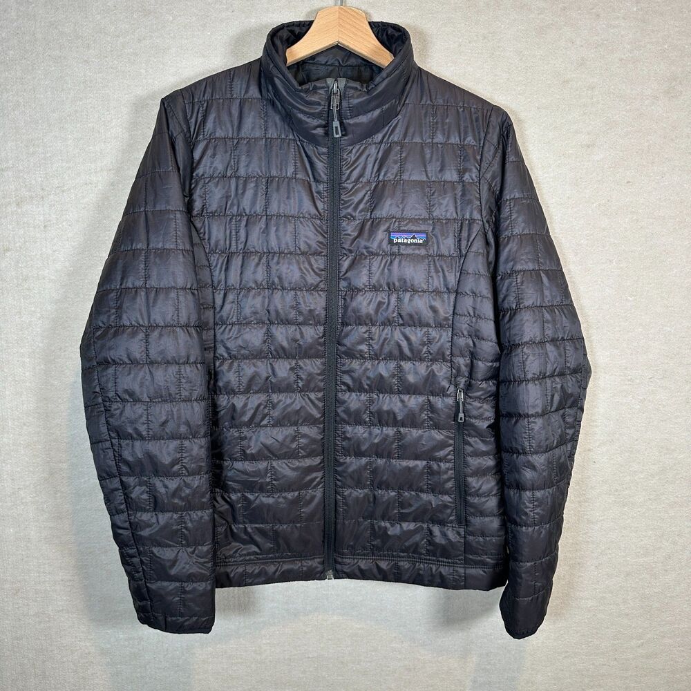 Patagonia Womens Nano Puff Jacket M Black PrimaLoft Style 84217